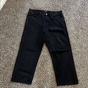 RVCA Men's Black Straight Jeans